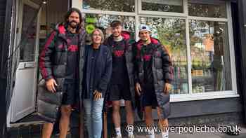 'It's not every day three Liverpool FC stars walk into your shop'