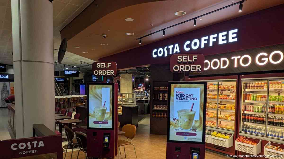 Costa Coffee opens fourth Manchester Airport store inside Terminal 3