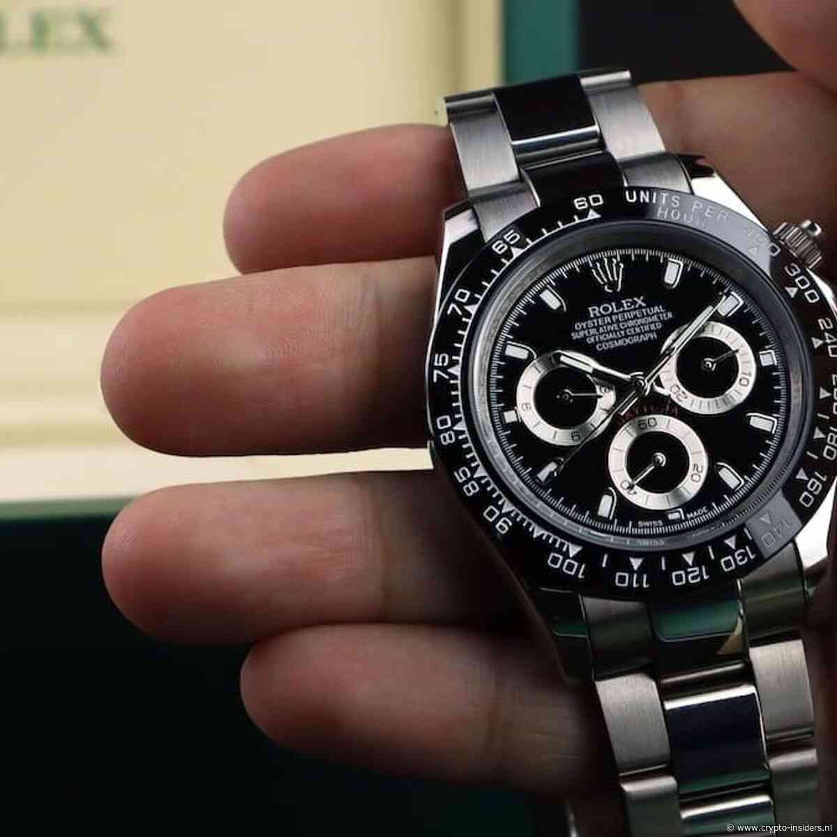 Verkopers van Rolex-horloges opgelicht door crypto-valsmunters