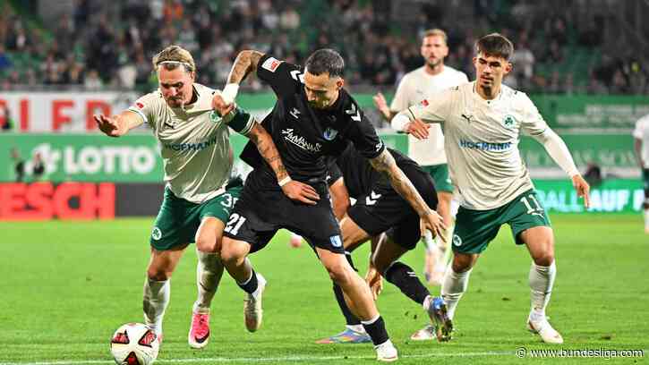 Duell auf Augenhöhe zwischen Fürth und Magdeburg