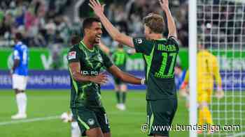 Bernhardsson und Glatzel treffen doppelt: Wolfsburg überrollt Darmstadt mit 5:1