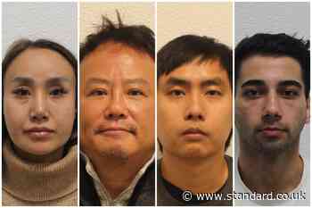 Four jailed for 23 years over sex trafficking of Thai women across London and Kent