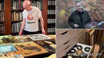 How the shy son of a coal miner spent millions building the world's finest collection of Scottish art... yet doesn't have one picture on the wall and now wants to give it all away!