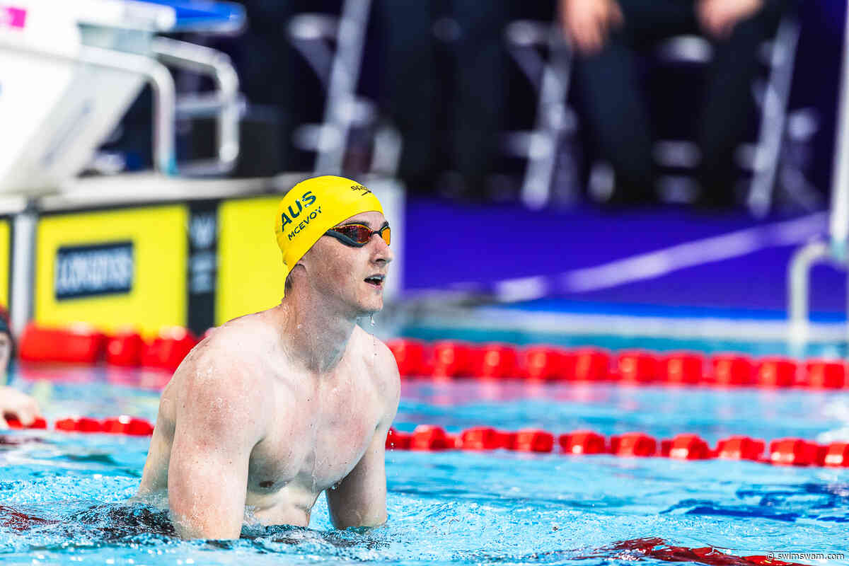 Cameron McEvoy Testing 100 Free at Silk Road World Cup Tour