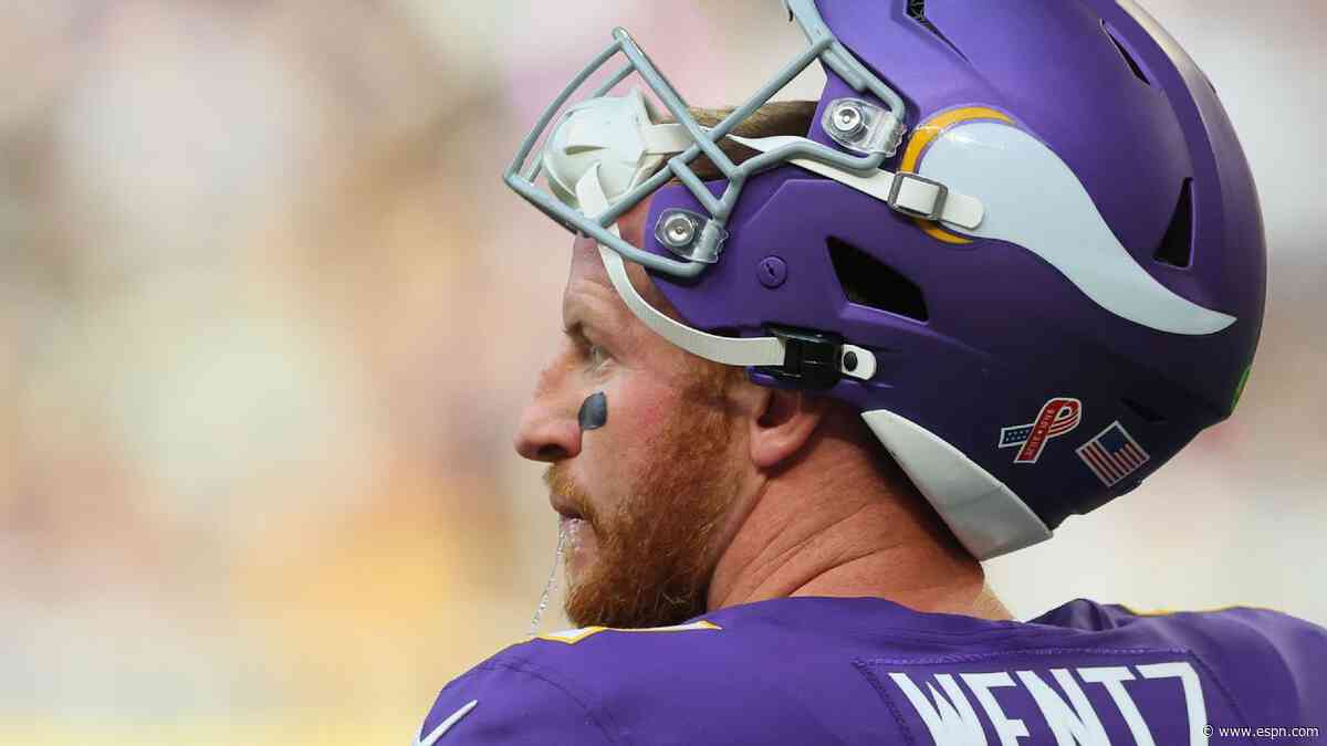 Vikings to start Wentz with Murray on the mend