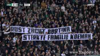 FC Groningen wint overtuigend en eert overleden Bartina Koeman (65)