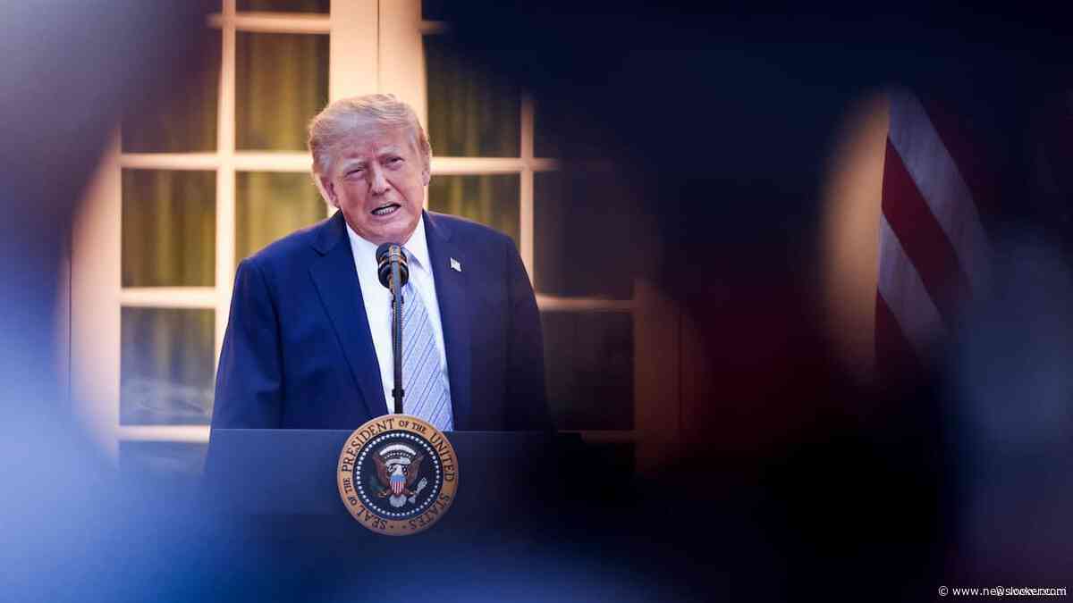 Trump kondigt aan grote media, waaronder CNN, uit het Witte Huis te weren