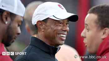 Woods seen on range for first time since car crash
