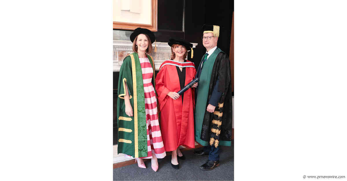 US Entrepreneur and Peace Advocate Susan Ann Davis Receives Honorary Doctorate from Ulster University, Belfast, Northern Ireland