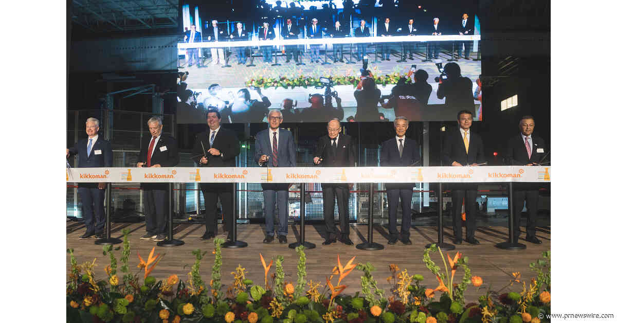 KIKKOMAN FOODS, INC. OFFICIALLY OPENS THIRD U.S. PRODUCTION FACILITY IN JEFFERSON, WISCONSIN