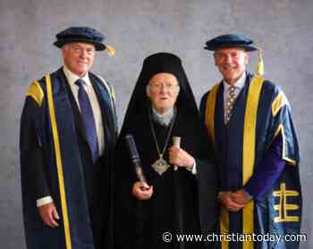 Ecumenical Patriarch of Constantinople receives honorary doctorate