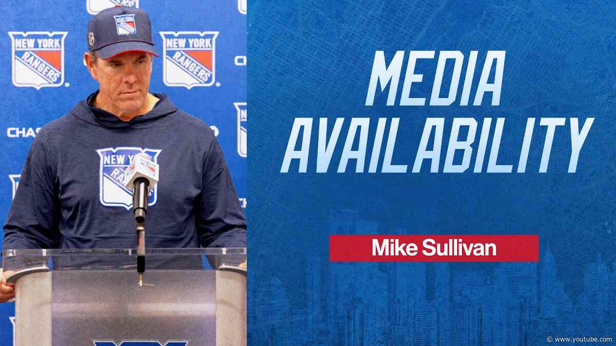 NYR Training Camp: Mike Sullivan Media Availability | September 18, 2026