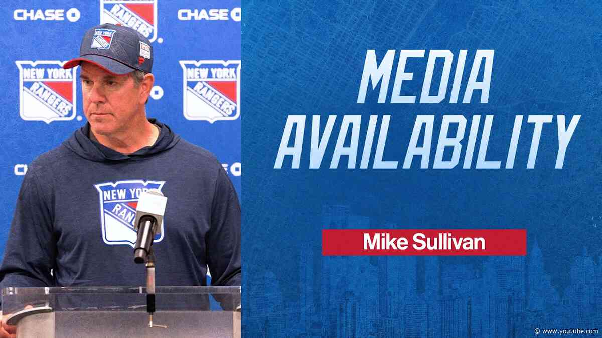 NYR Training Camp: Mike Sullivan Media Availability | September 17, 2026