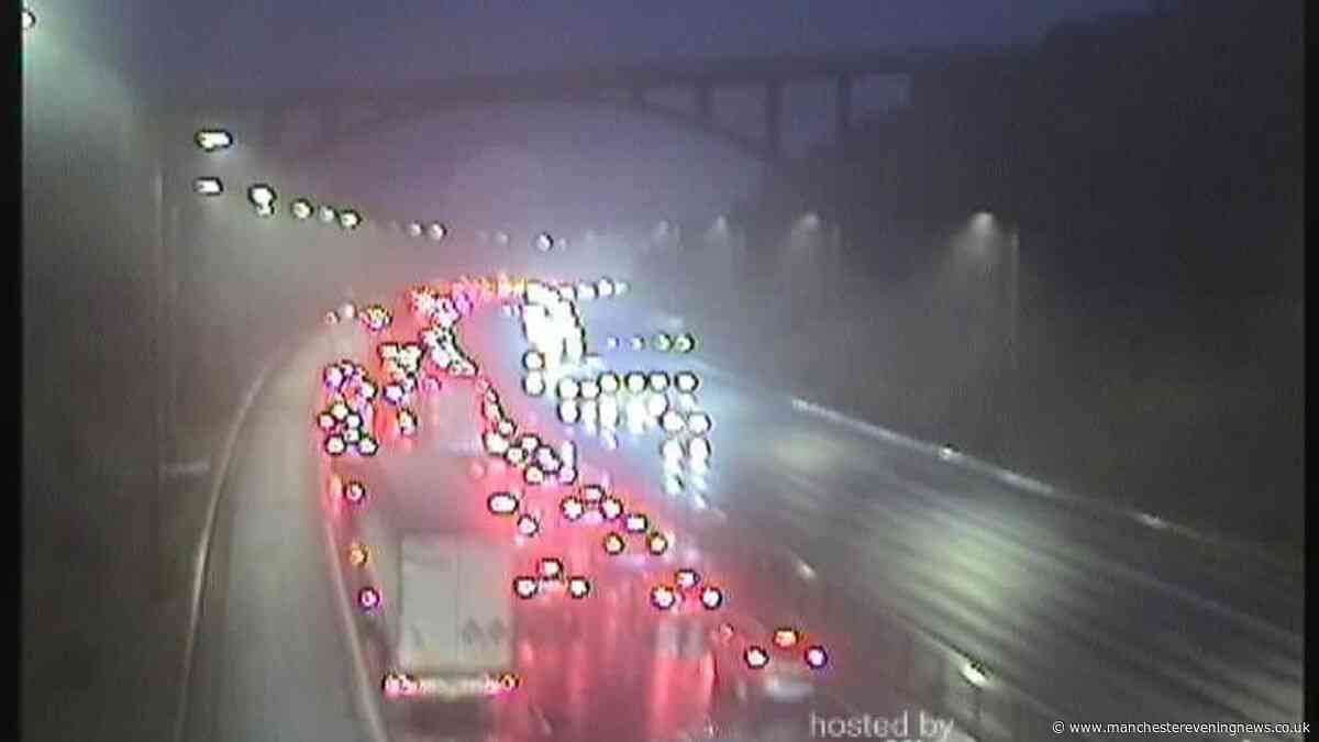 M62 traffic RECAP as multi-vehicle crash causes four mile queues