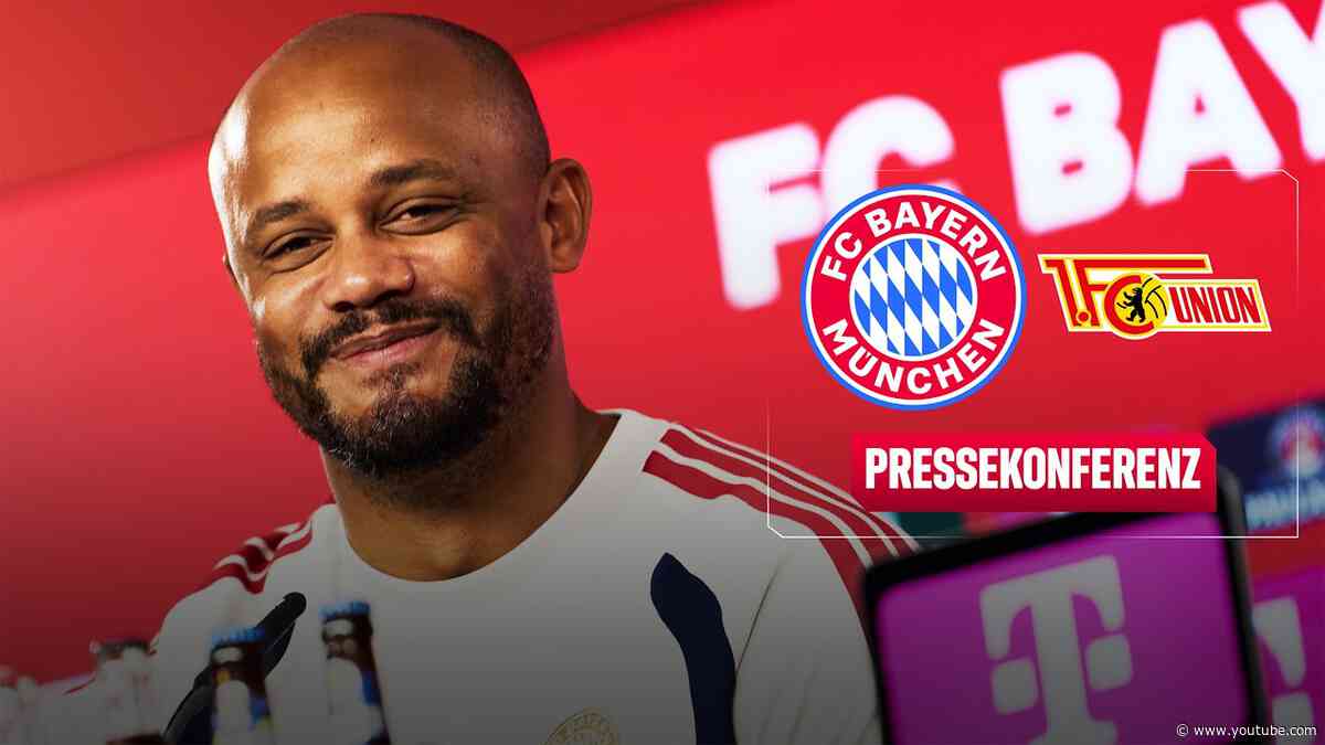 Pressekonferenz vor FC Bayern - Union Berlin | 4. Spieltag Bundesliga