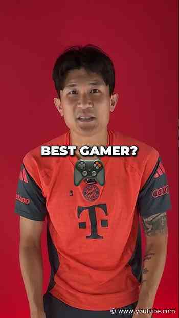 He is the best gamer at FC Bayern! 🎮👀