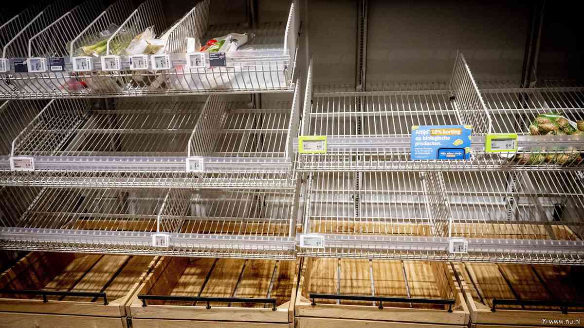 Nederlanders moeten voor acht dagen eten in huis hebben, waarschuwt onderzoek