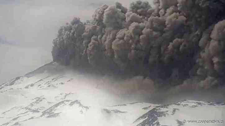 Nevados de Chillán registró pulso eruptivo con columna de 380 metros