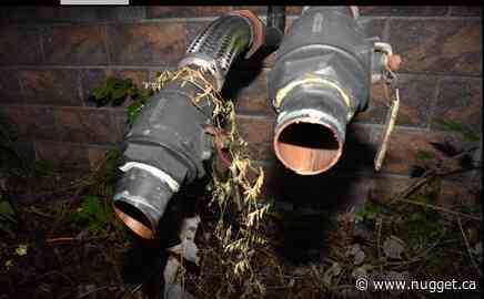 Significant damage to copper piping at Laurentian Ski Hill