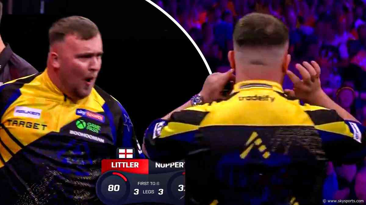 FIRED UP Littler booed by crowd in Amsterdam