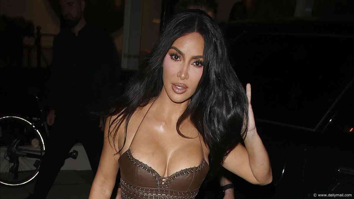Kim Kardashian turns heads in three different outfits as she party-hops across London after catching up with her pal Chris Appleton ahead of his Strictly debut