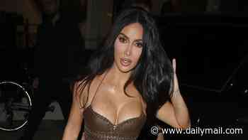 Kim Kardashian turns heads in three different outfits as she party-hops across London after catching up with her pal Chris Appleton ahead of his Strictly debut