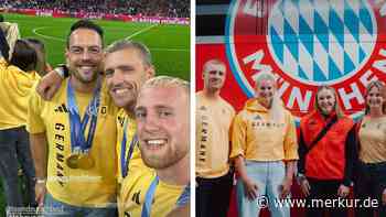 Deutsche Olympiasieger genießen Bayern-Spiel