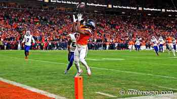 Broncos rule WR Mims (foot) out vs. Jaguars