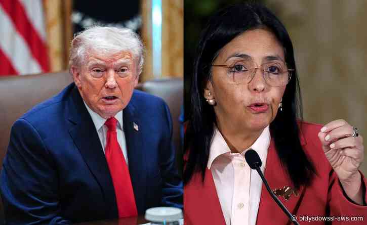 Trump se reunirá con Delcy Rodríguez el martes en Nueva York, confirma la Casa Blanca