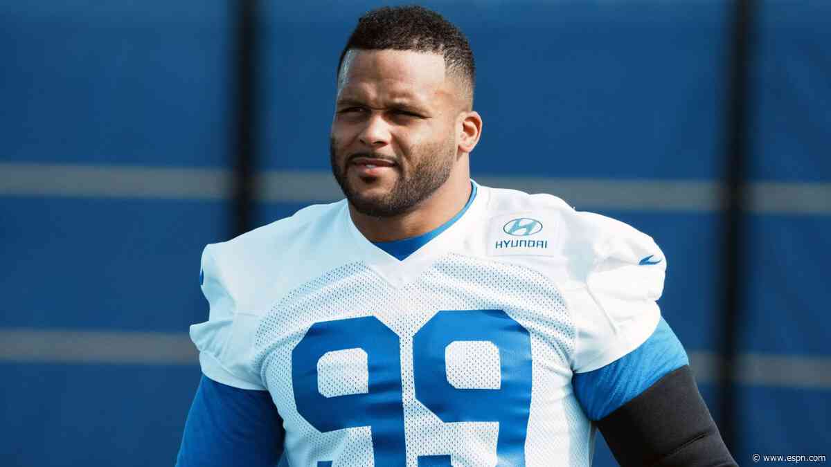 Rams' Donald plans to play; Nacua sits practice
