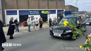 Fans line street for EMF star's final farewell