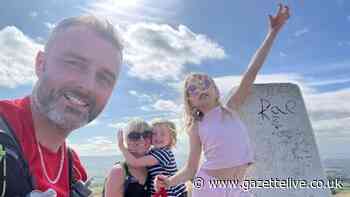 Hartlepool dad scales Roseberry Topping 100 times - twice height of Everest for suicide charity