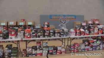 Rudolfo Anaya Elementary School students receive new shoes