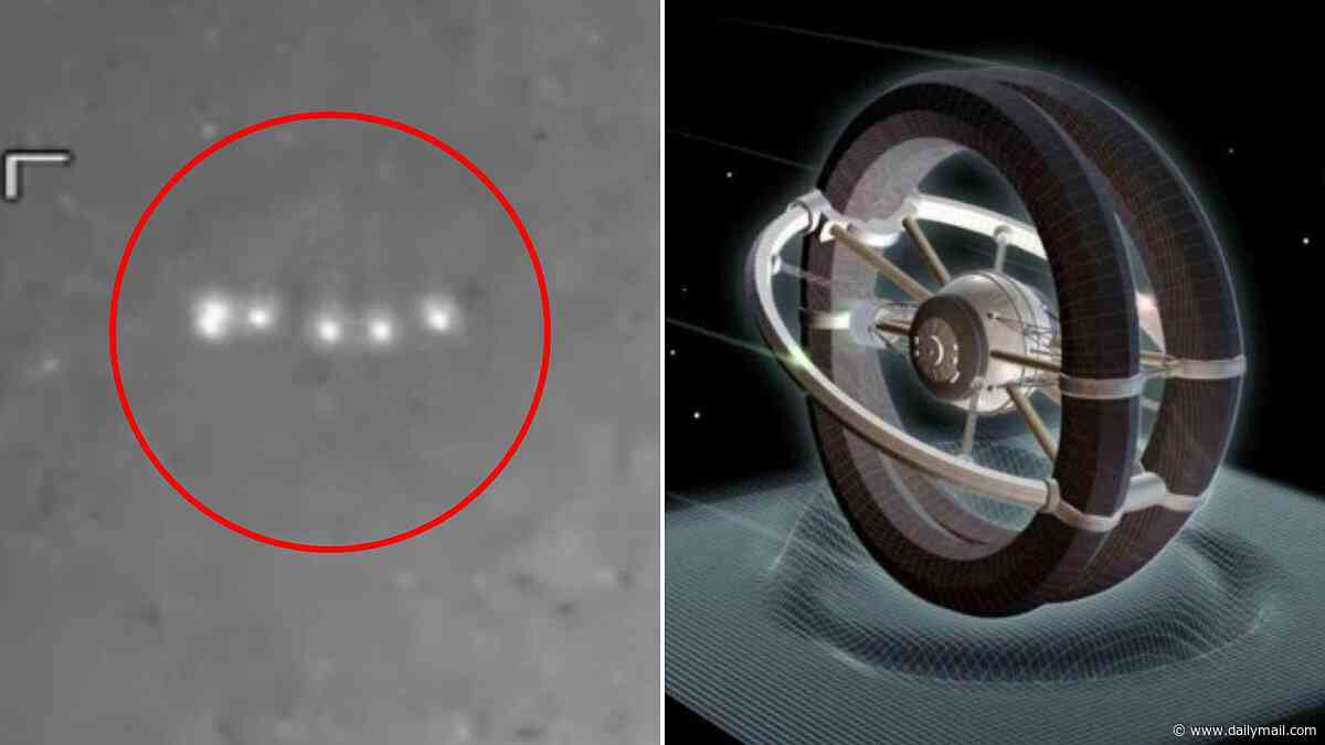 Pentagon releases stunning new UFO files showing 'flying saucers' and mysterious formations that baffled the military for decades