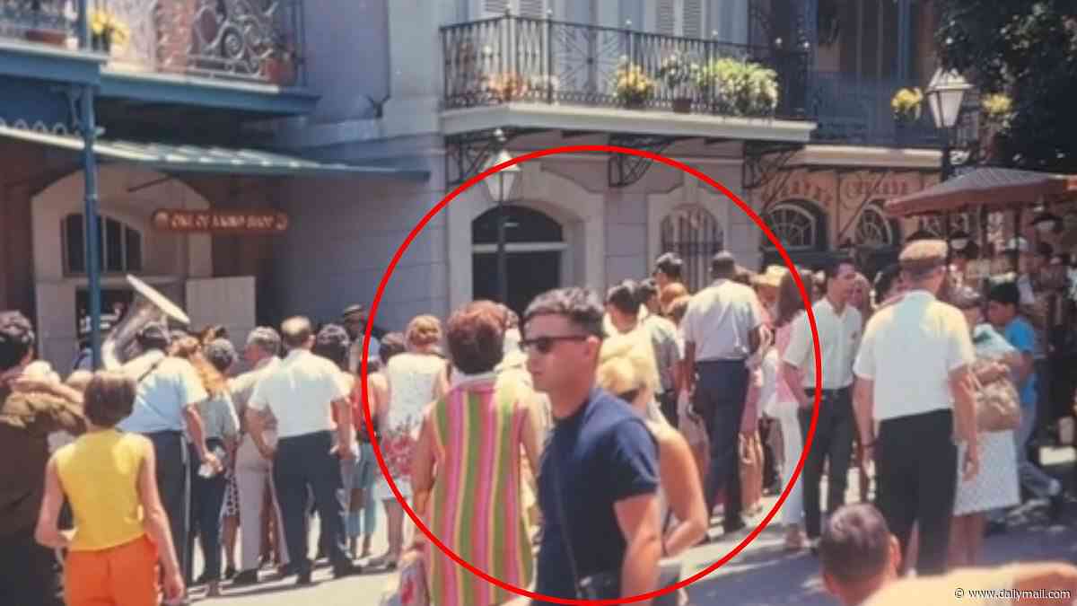 'Time travel' claims erupt after family spots shocking detail in Disneyland photo from the 1960s