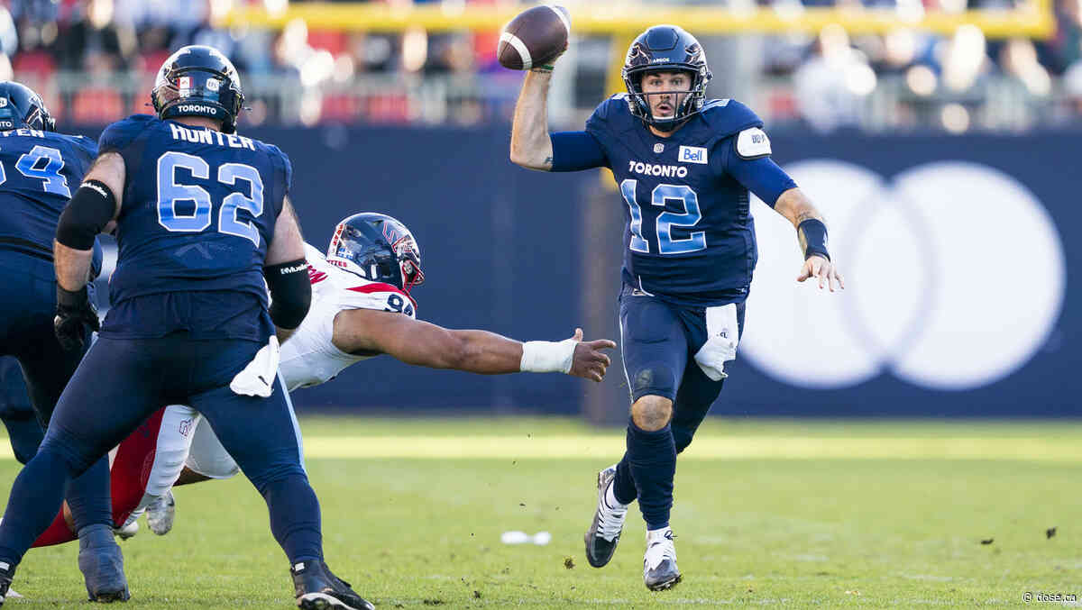 Things are heating up between quarterback Chad Kelly and the Argonauts