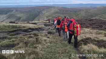 Stranded walkers rescued from series of waterfalls