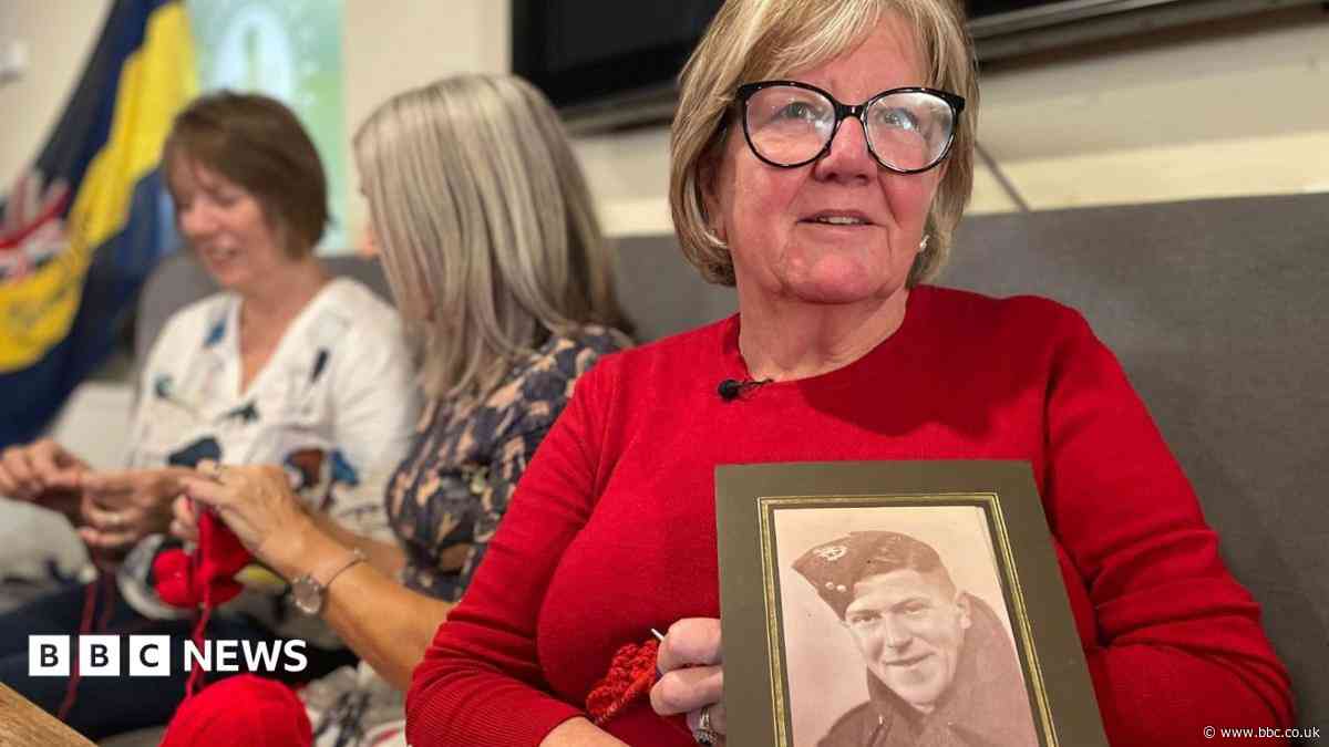 Work starts to create poppy cascade for Remembrance