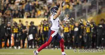 Alexander leads Alouettes to 37-25 win over Ticats
