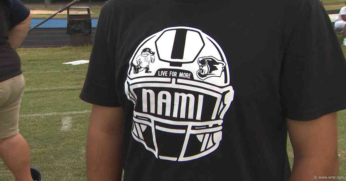 Panther Creek and Green Level meet for annual game promoting mental health awareness