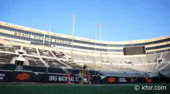 OSU ground crews work on short timeline to put up new goalpost