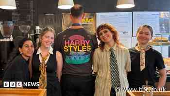Harry Styles funds free coffee at two London cafes