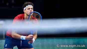 Shelton falls in Davis Cup; U.S. tied with Czechs