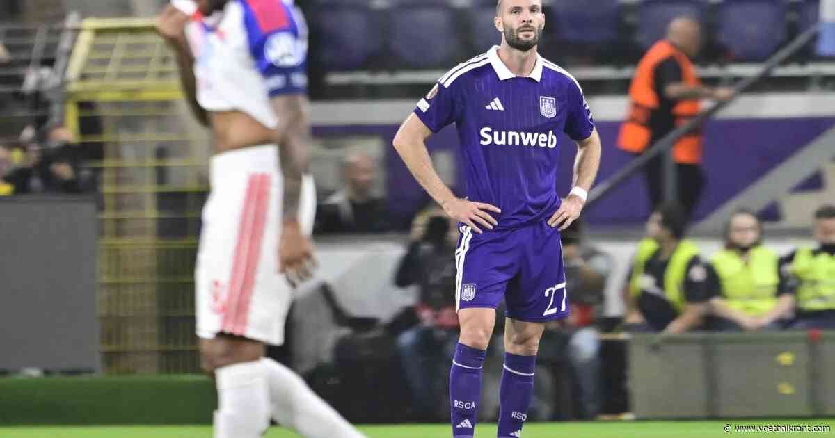 Léo Pétrot neemt schuld op zich na pijnlijke avond met Anderlecht