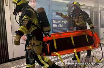 FW-GE: Vollübung der Feuerwehr Gelsenkirchen: Brand im U-Bahnbereich realitätsnah geprobt
