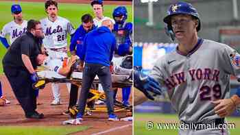 Paramedics go viral for treatment of baseball star after brutal head injury... as it emerges he will miss the rest of the season