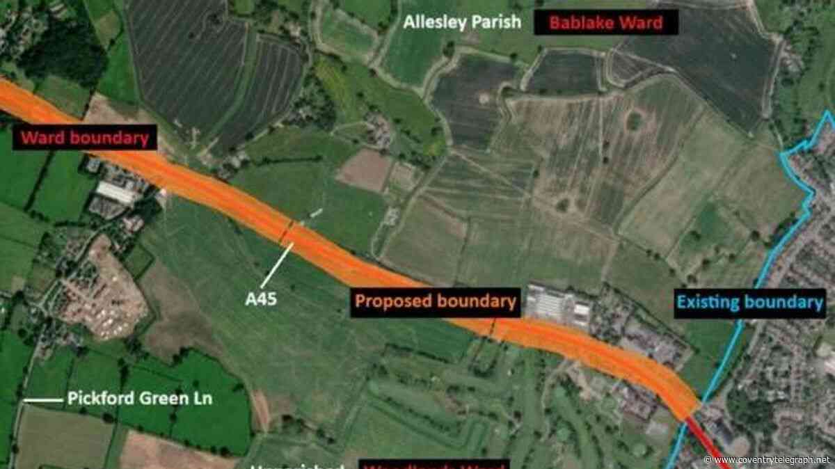 Coventry council tax boundary review: Allesley and Keresley parish lines could be redrawn