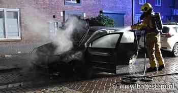 Autobrand en ingegooide ruit bij woning in Breda, politie houdt rekening met opzet
