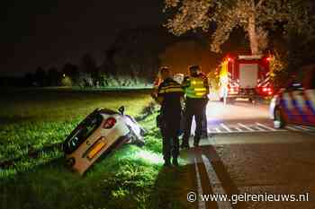Auto met twee vrouwen belandt in sloot