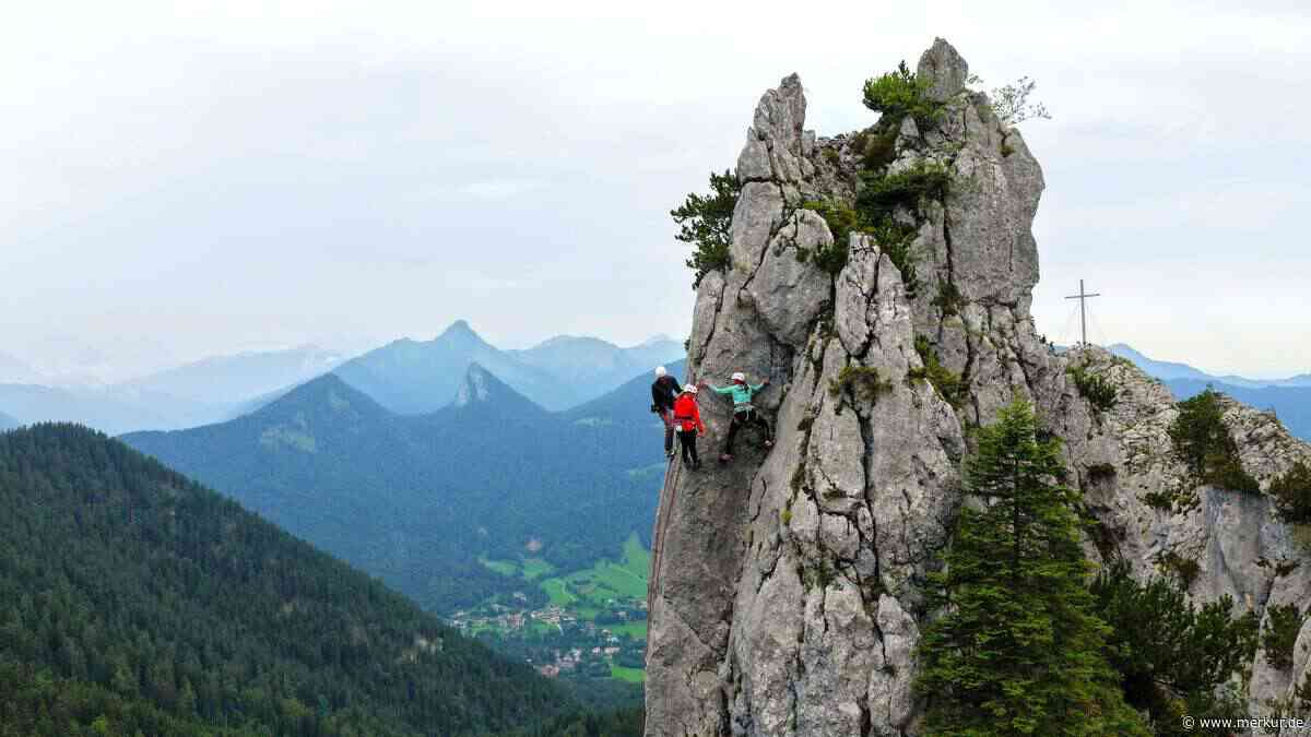 Für BR-Filmreihe „Bergauf – Bergab“: Freisinger DAV-Chef klettert mit Familie in den bayerischen Voralpen
